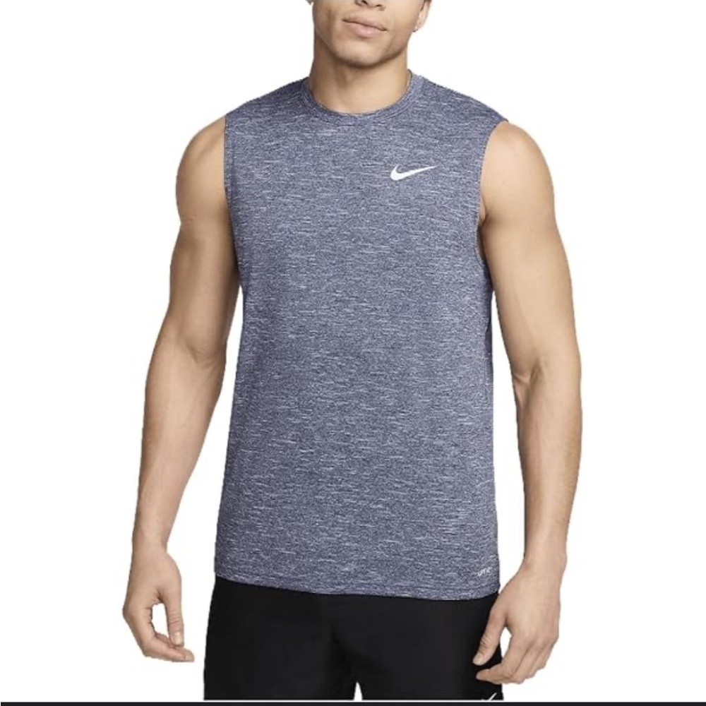 Nike Blue Sleeveless Men's Shirt